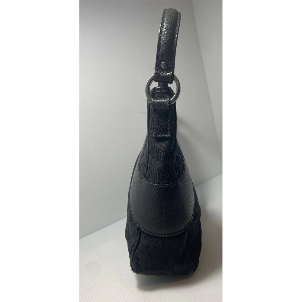 Authentic Gucci Black GG Canvas Shoulder Bag US C152 Please See Description - Picture 3 of 13